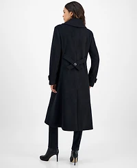 CeCe Women's Double-Breasted Maxi Coat