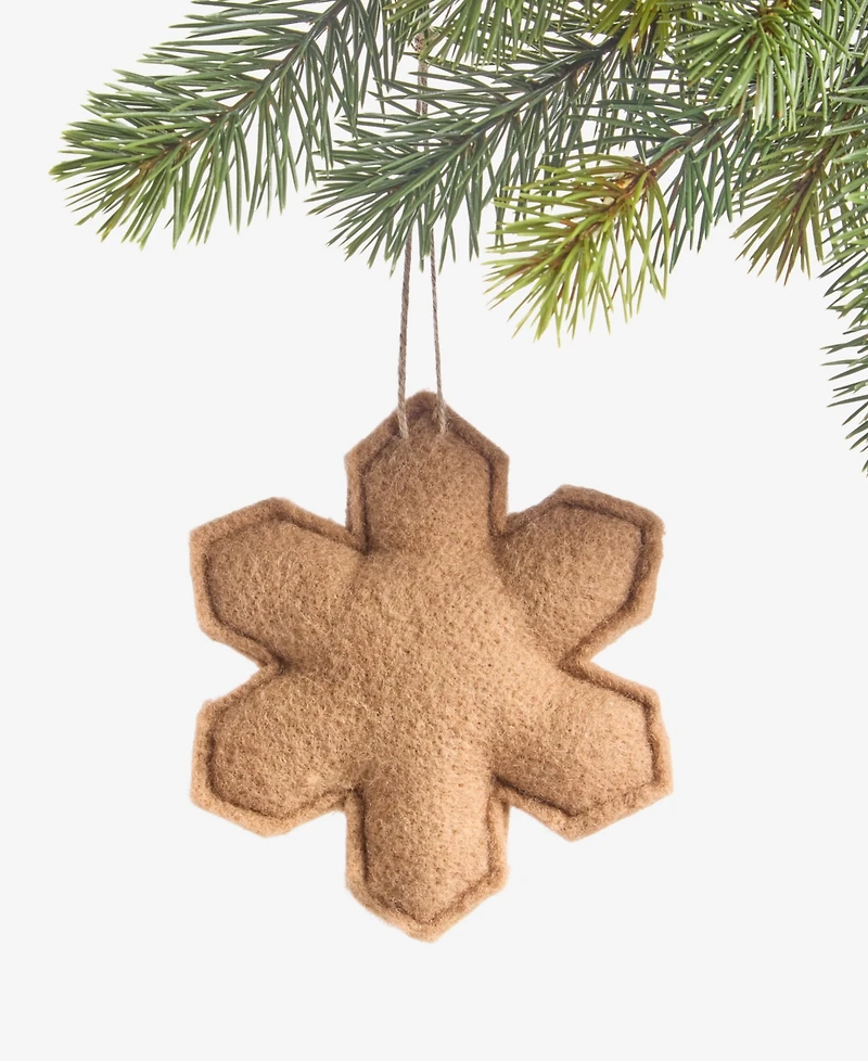 Holiday Lane Gingerbread Village Gingerbread Snowflake Ornament, Macy's Exclusive