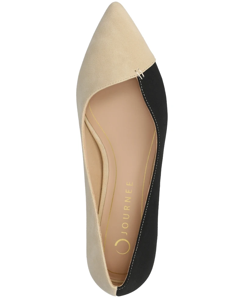 Journee Collection Women's Carmin Pointed Toe Flats
