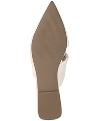 Journee Collection Women's Enniss Twist Cutout Pointed Toe Mules