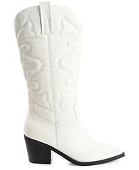 Journee Collection Women's Chantry Mid Shaft Western Boots