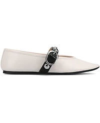 Journee Collection Women's Naveah Pointed Toe Ballet Flats