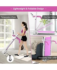 Folding Electric Treadmill with Led Display – Compact Design for Easy Storage and Fitness