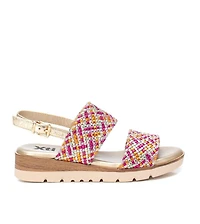 Women's Double Strap Flat Sandals By Xti