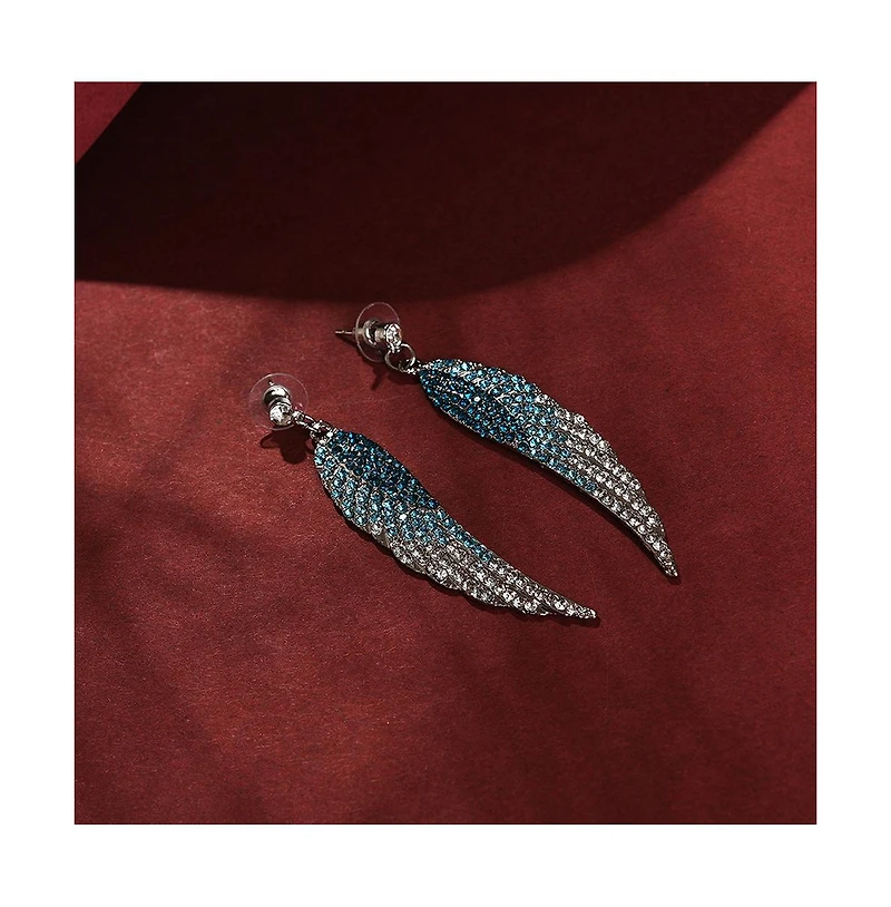 Sohi Women's Winged Drop Earrings