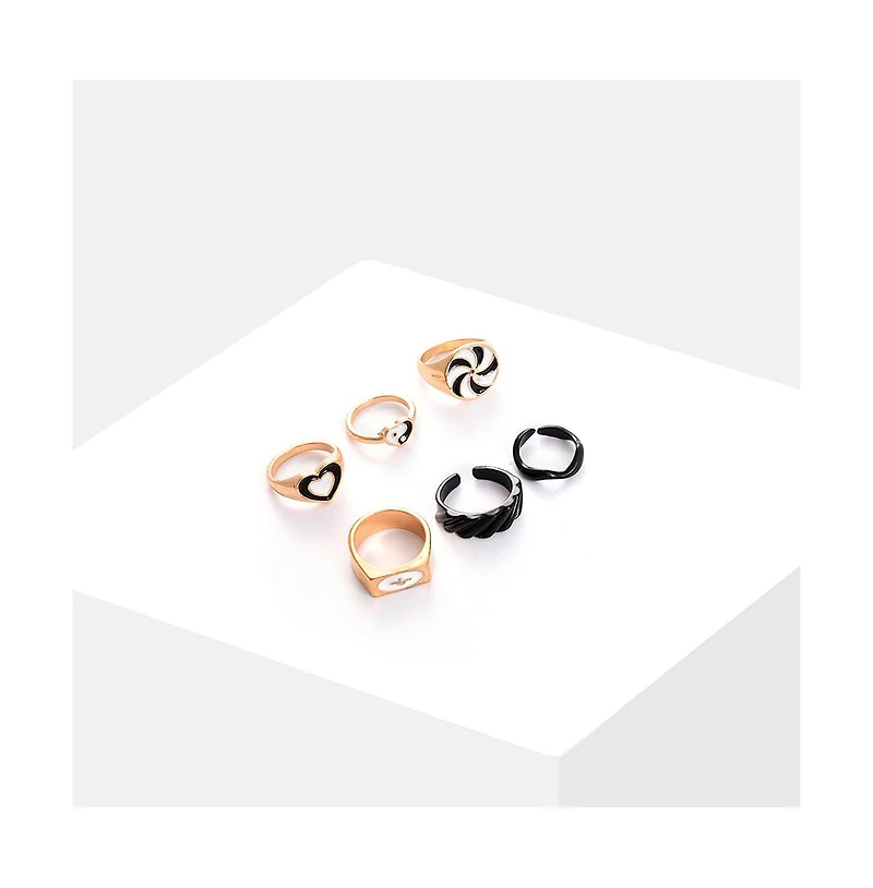 Sohi Women's Everyday Multi-Layer Ring