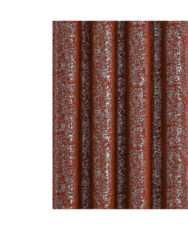 Kate Aurora 2 Piece Grommet Top Moroccan Sparkly Spice Light Reducing Window Curtain Panels