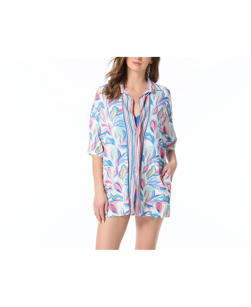 Beach House Women's Swim Cover Up Shirt