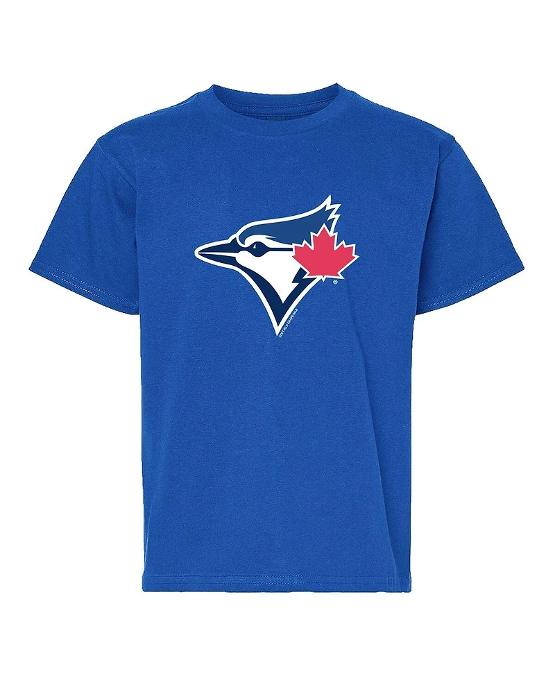 Soft As A Grape Big Boys and Girls 2-Pack Royal/Gray Toronto Blue Jays T-Shirt Set