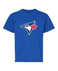 Soft As A Grape Big Boys and Girls 2-Pack Royal/Gray Toronto Blue Jays T-Shirt Set