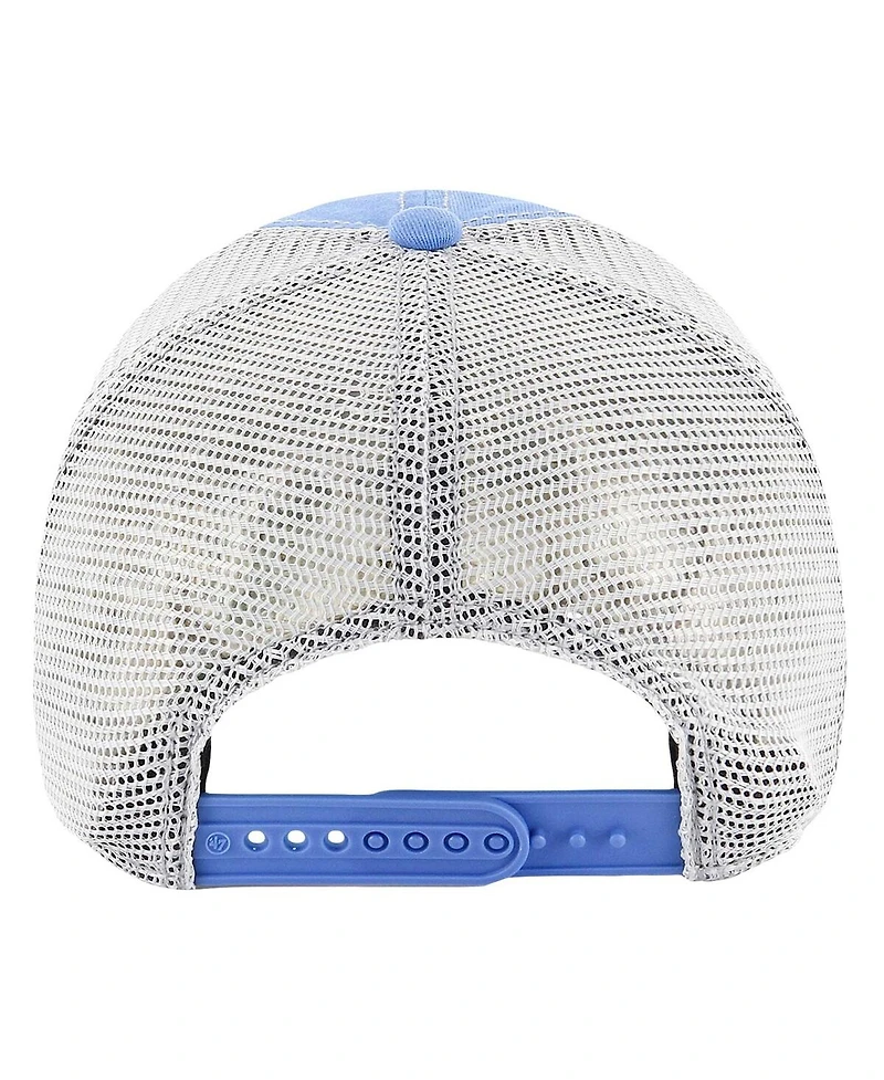 '47 Brand Men's Blue/Natural Detroit Lions Trawler Clean Up Trucker Adjustable Hat