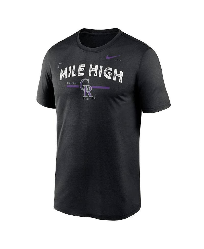 Nike Men's Black Colorado Rockies Local Legend Practice Performance T-Shirt