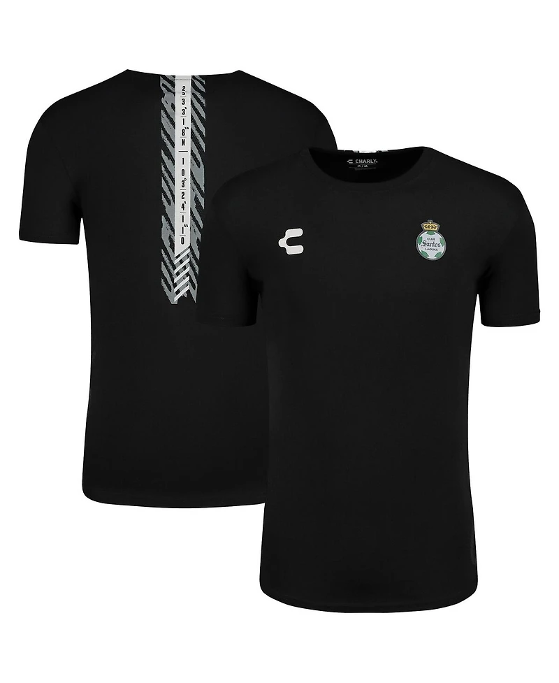Charly Men's Black Santos Laguna 2024/25 T-Shirt