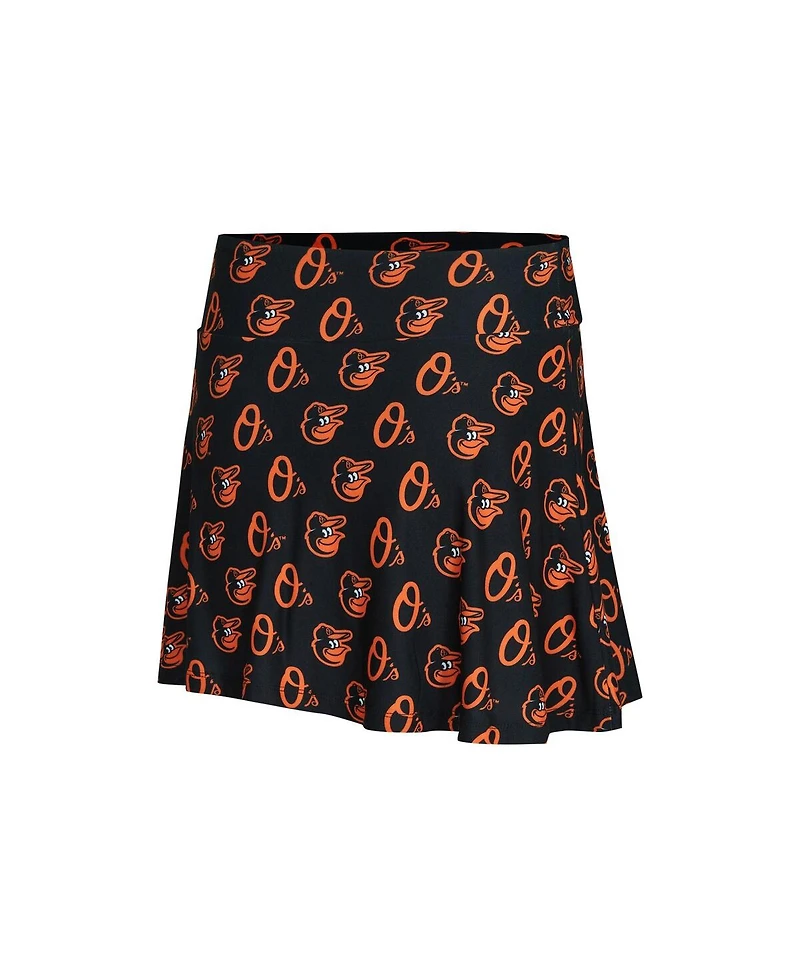 Concepts Sport Women's Black Baltimore Orioles Knit Tank Top and Skort Set