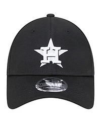 New Era Men's Black Houston Astros Pivot 9FORTY Adjustable Hat