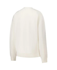 Mitchell & Ness Women's Cream Pittsburgh Penguins Logo 3.0 Pullover Sweatshirt