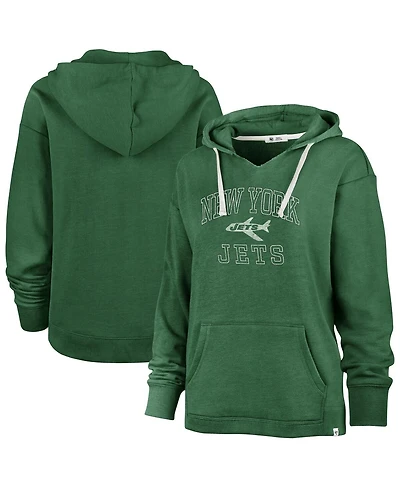 '47 Brand Women's Kelly Green New York Jets Plus Clarity Kennedy Pullover Hoodie