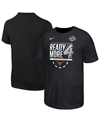 Nike Big Boys and Girls Black Texas Longhorns 2025 Ncaa Women's Basketball Tournament March Madness Final Four Locker Room T-Shirt