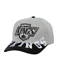 Mitchell & Ness Men's Gray/Black Los Angeles Kings Underarch Two-Tone Pro Crown Snapback Hat