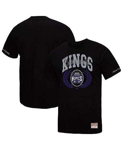 Mitchell & Ness Men's Black Sacramento Kings Nba x Michelob Ultra Rewind Ii T-Shirt