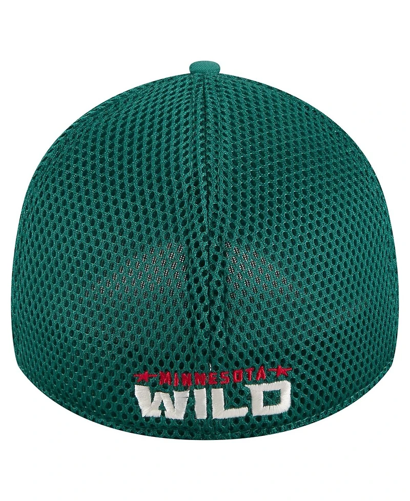 New Era Men's Green Minnesota Wild Active Subtle Camo 39THIRTY Flex Hat