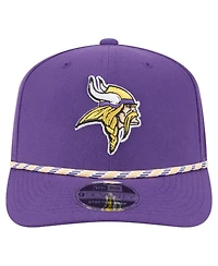 New Era Men's Purple Minnesota Vikings Gameday Multi Rope 9SEVENTY Stretch-Snap Hat