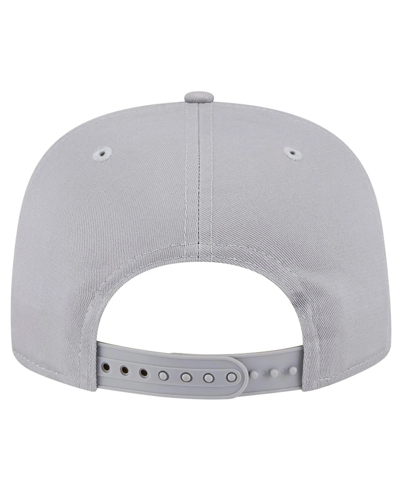 New Era Men's Gray San Antonio Spurs Throwback Property Of Golfer Snapback Hat