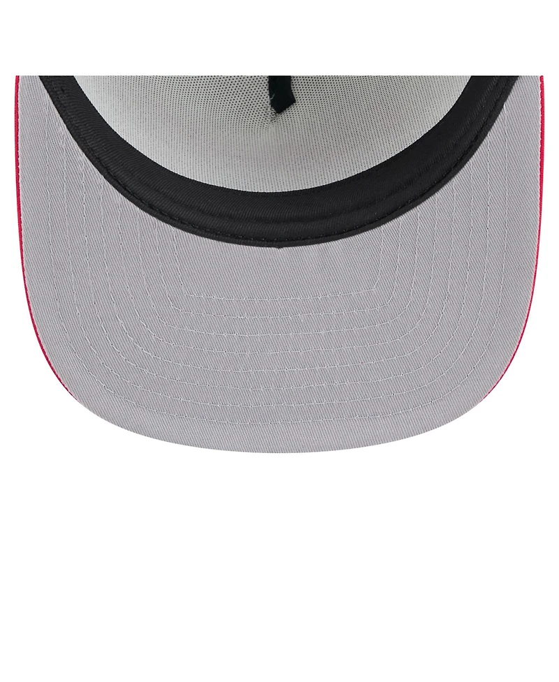 New Era Men's White/Red Washington Nationals Retro Script Trucker 9FIFTY Snapback Hat