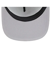 New Era Men's White/Gray Chicago White Sox Retro Script Trucker 9FIFTY Snapback Hat