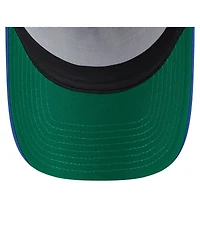 New Era Men's White/Royal Atlanta Braves Trucker A-Frame 9FORTY Adjustable Hat