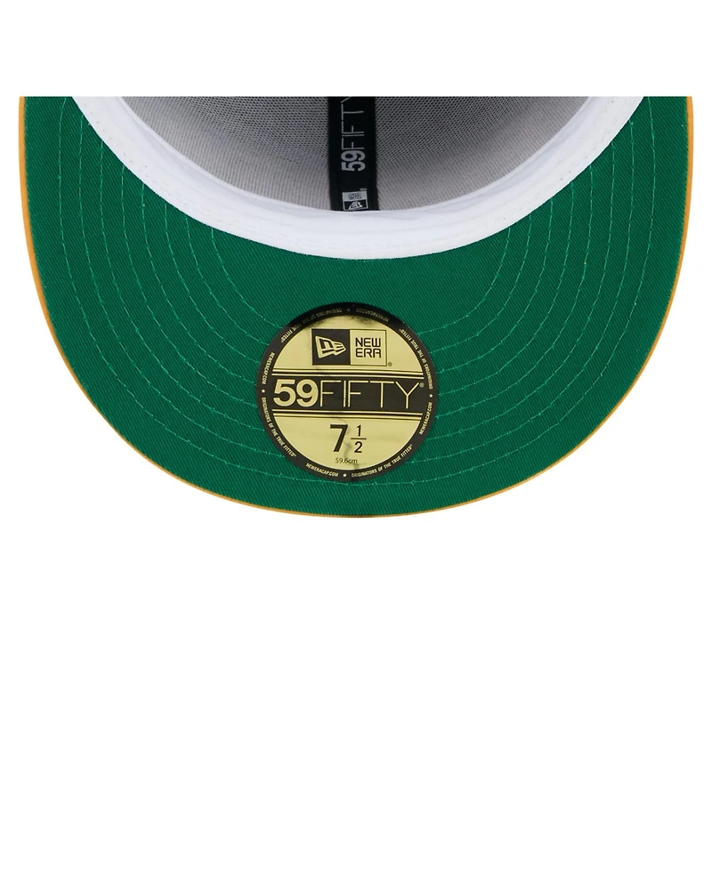 New Era Men's Brown/Gold San Diego Padres Satin 59FIFTY Fitted Hat