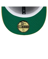 New Era Men's Brown/Gold San Diego Padres Satin 59FIFTY Fitted Hat