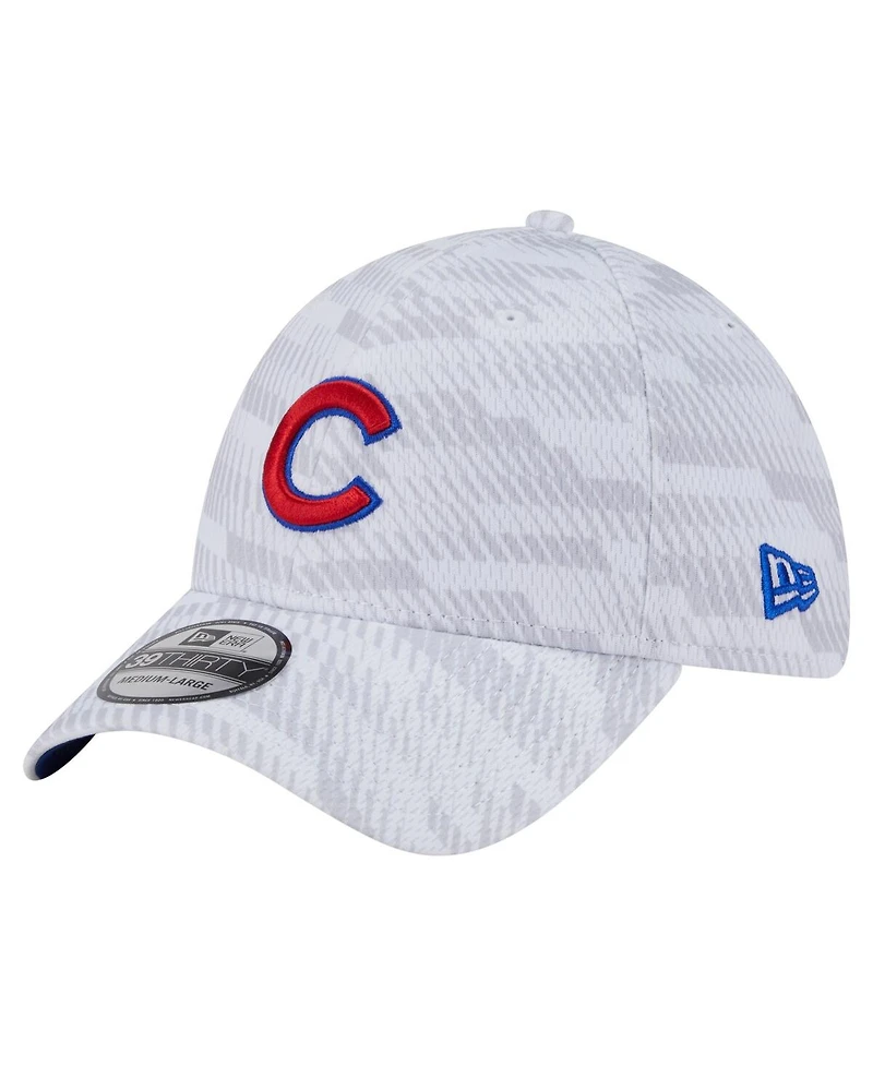 New Era Men's White Chicago Cubs Graded 39THIRTY Stretch Fit Hat