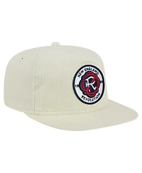 New Era Men's Cream New England Revolution 2025 Kickoff Snapback Golfer Hat