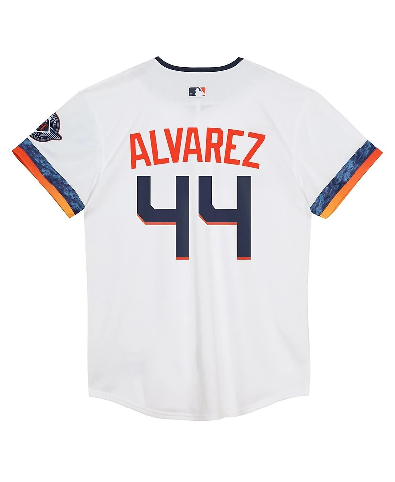 Nike Preschool Yordan Alvarez White Houston Astros 2025 City Connect Limited Player Jersey