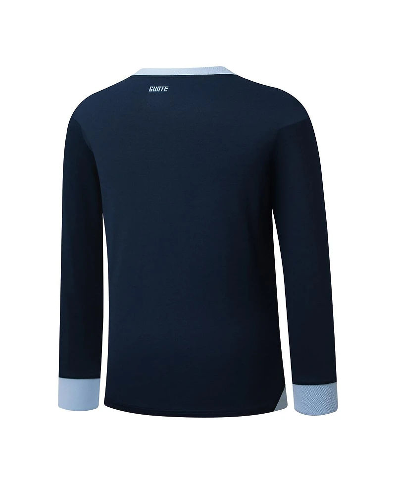 Umbro Men's Navy Guatemala National Team 2025 Away Replica Long Sleeve Jersey