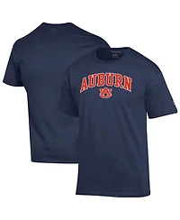 Champion Men's Navy Auburn Tigers Arch Over Logo T-Shirt