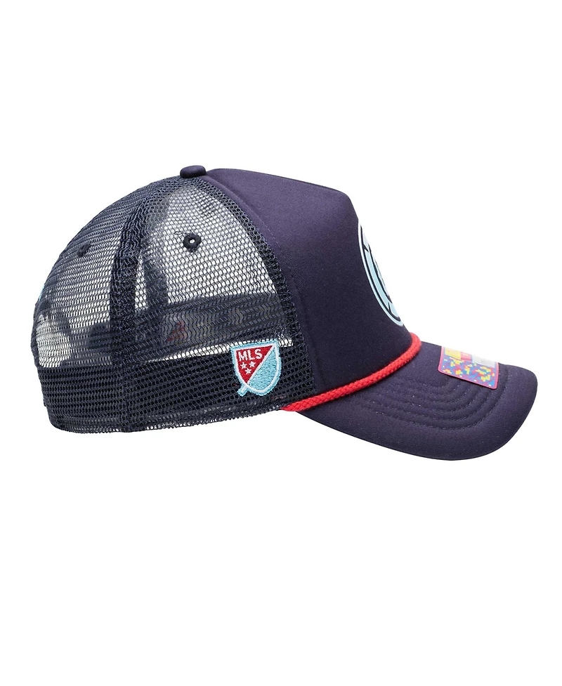 Fan Ink Men's Navy Chicago Fire Atmosphere Trucker Adjustable Hat
