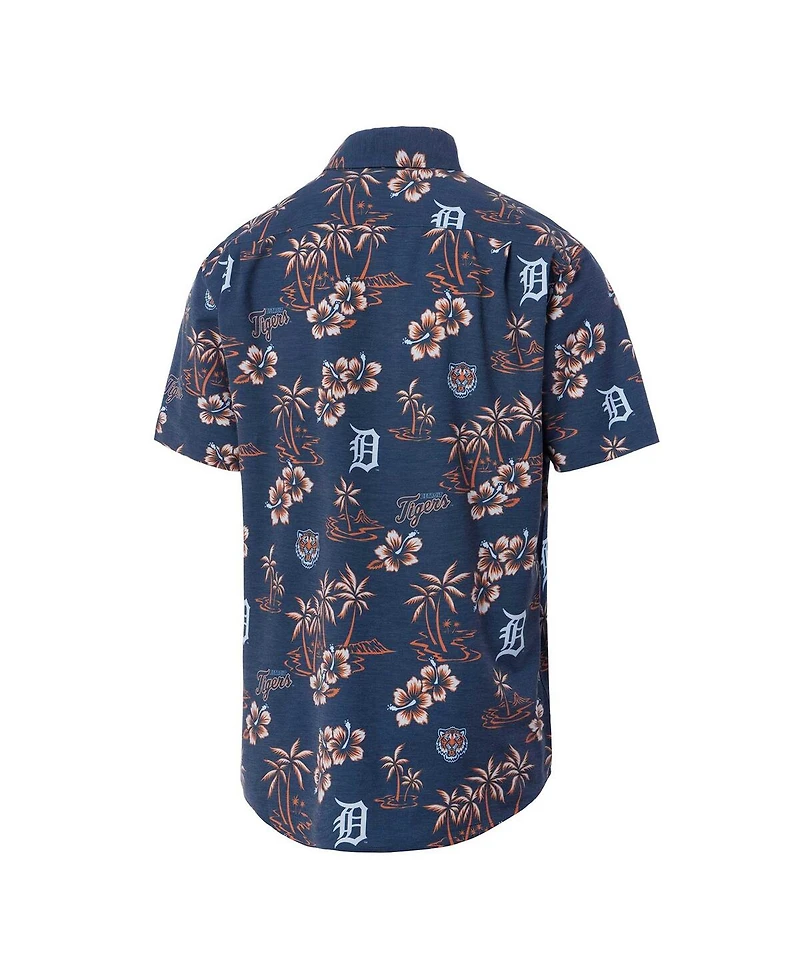 Reyn Spooner Men's Navy Detroit Tigers Kekai Button-Down Shirt