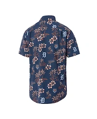 Reyn Spooner Men's Navy Detroit Tigers Kekai Button-Down Shirt