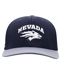Top of the World Men's True Navy/Ash Nevada Wolf Pack Reflex Fitted Hat