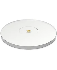 Fluance Vinyl Turntable and Record Accessory Kit With Record And Stylus Anti-Static Carbon Fiber Brushes, Frosted Acrylic Platter and Record Weight (V