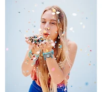 Bling Jewelry Natural Multi Color Round Beads 8MM Strand Stackable Stretch Bracelet