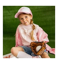 Sweet Wink Baby Girls Baseball Bow Short Sleeve T-Shirt