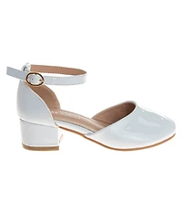 Laura Ashley Little and Big Girls Low Heeled Dress Shoe