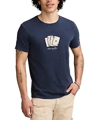 Lucky Brand Men's Kiss My Ace Cards T-Shirt