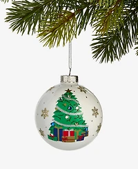 Holiday Lane Feliz Navidad 2025 Glass Christmas Tree Ball Ornament, Exclusively at Macy's