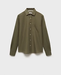 Mango Men's Classic-Fit Linen Shirt