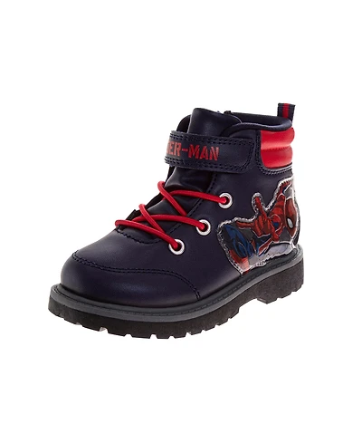 Spider-Man Toddler Boys Hook and Loop Casual Boots