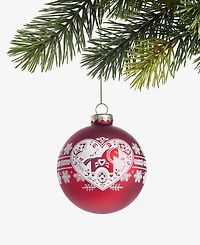 Holiday Lane Nordic Wonderland Folk Ball Ornament, Macy's Exclusive